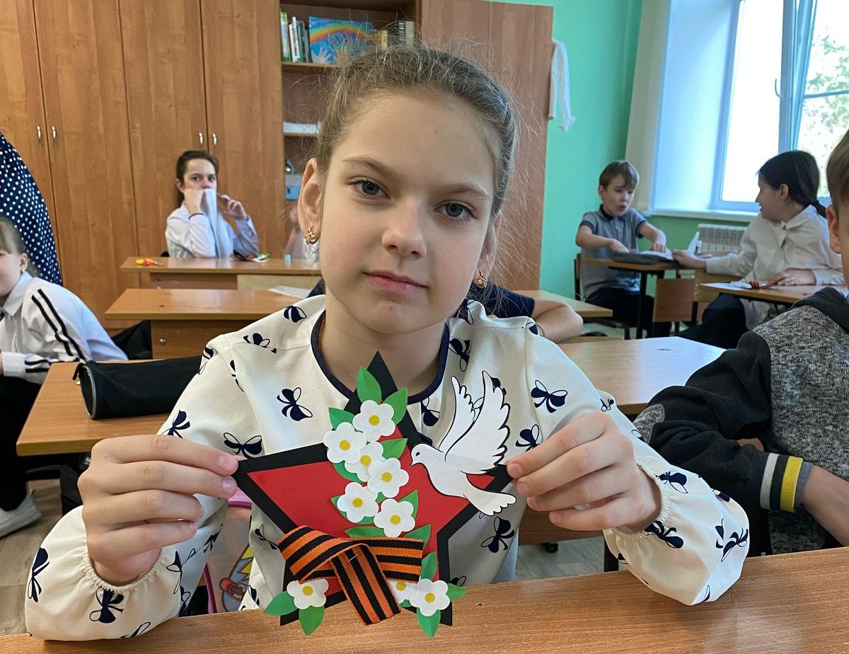 Мастер-класс «Открытка ко Дню победы».
